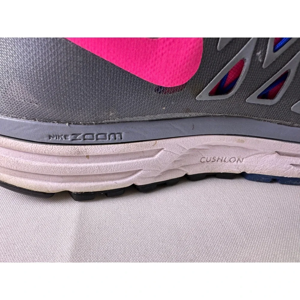 Nike Zoom Vomero 9 Women's Running Shoes Gray Pink‎ Blue 642196-006 Size 8